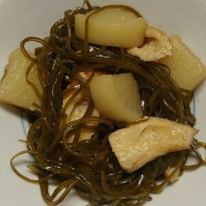 簡単！ヘルシー！大根と切り昆布の煮物